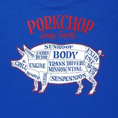 画像4: PORKCHOP/PORK BACK TEE（BLUE）［ポークバックT-26春夏］ (4)