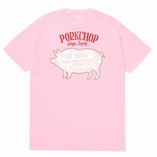 画像1: PORKCHOP/PORK BACK TEE（PINK）［ポークバックT-26春夏］ (1)
