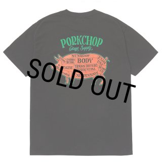 PORKCHOP/PORK BACK TEE（BLACK）［ポークバックT-26春夏］ - JONAS