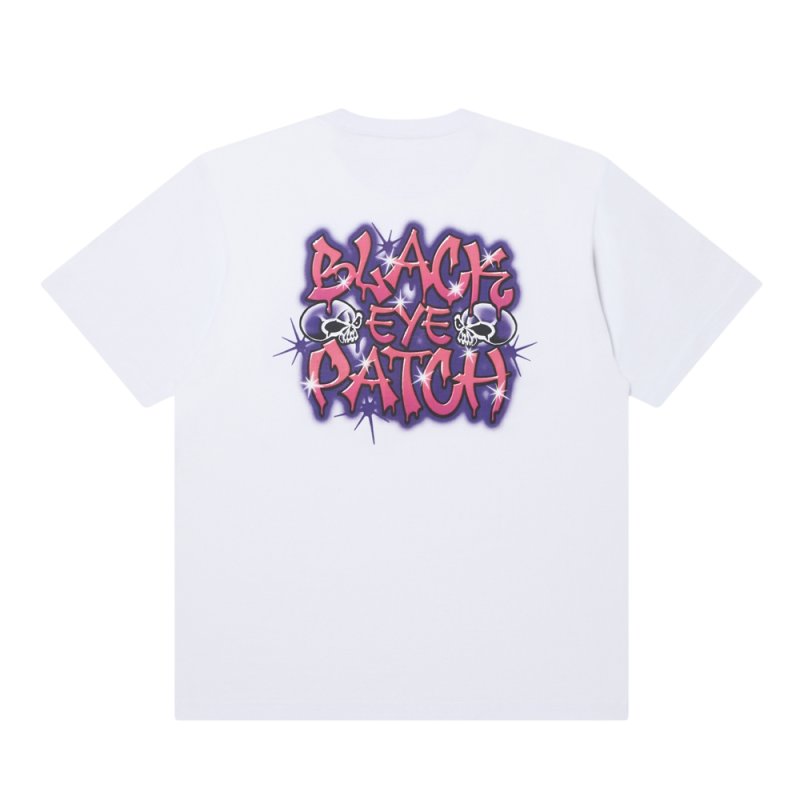 画像2: BlackEyePatch/CROSSBONES SMALL OG GRAFFITI TEE(WHITE)