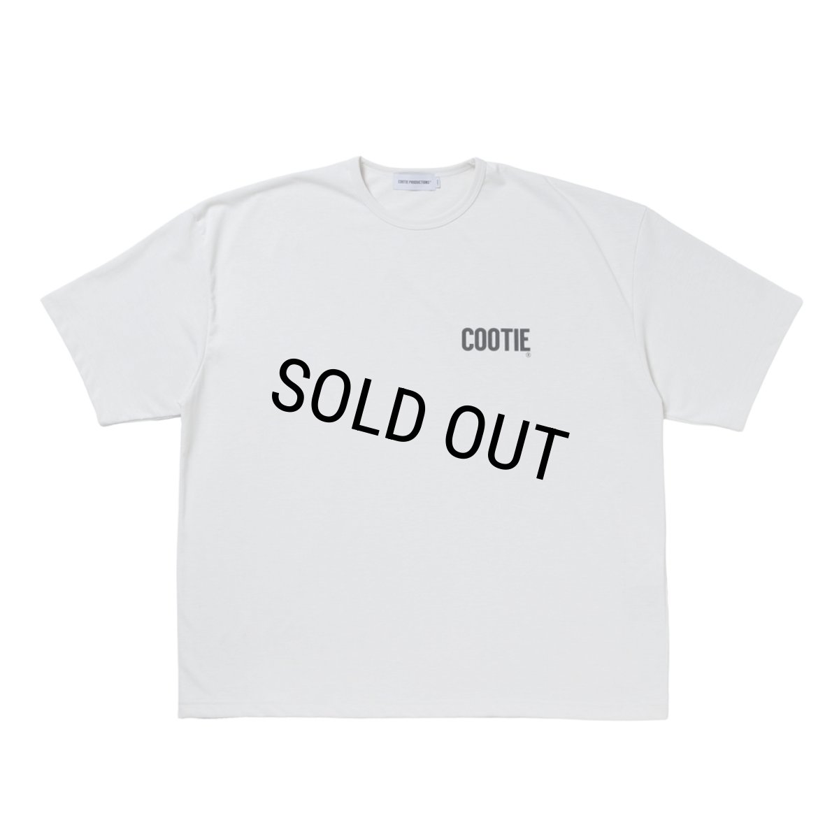 画像1: COOTIE PRODUCTIONS/Dry Tech Jersey Oversized S/S Tee（Off Ivory）［ドライテックオーバーサイズT-26秋冬］ (1)