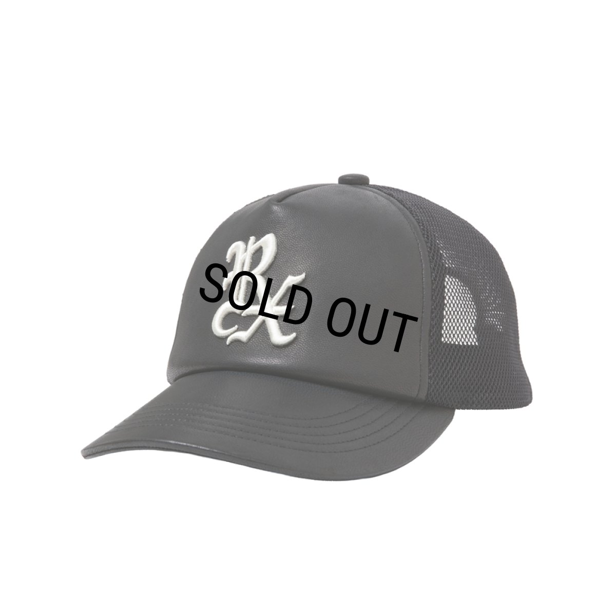 画像3: ANTIDOTE BUYERS CLUB/Sheep Leather 5 Panel Mesh Cap（Black） (3)
