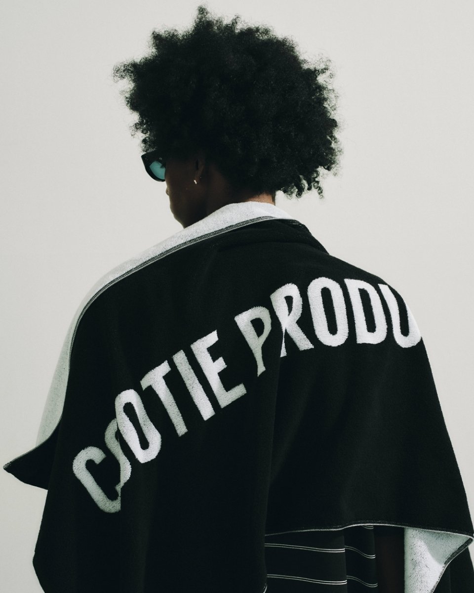 画像6: COOTIE PRODUCTIONS/Logo Bath Towel（Black）［ロゴバスタオル-26秋冬］ (6)
