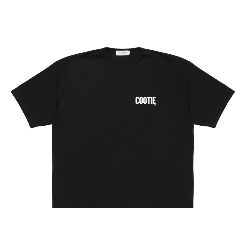 画像1: COOTIE PRODUCTIONS/Dry Tech Jersey Oversized S/S Tee（Black）［ドライテックオーバーサイズT-26秋冬］