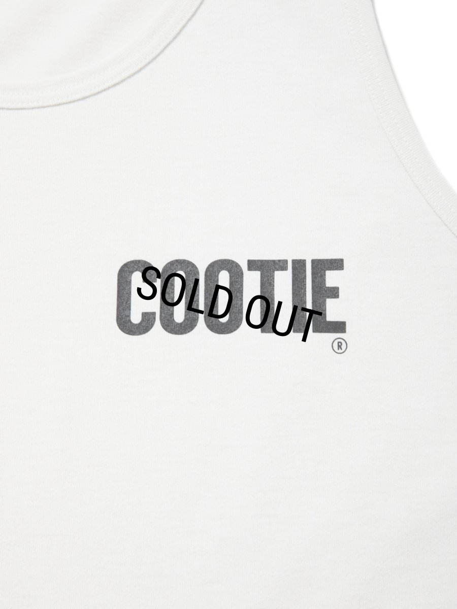 画像2: COOTIE PRODUCTIONS/Dry Tech Jersey Tank Top（Off Ivory）［ドライテックタンクトップ-26秋冬］ (2)