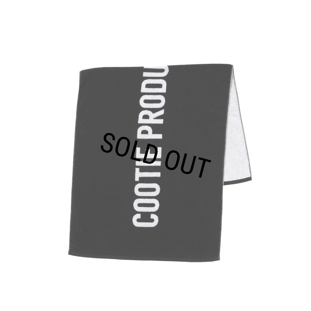 画像2: COOTIE PRODUCTIONS/Logo Bath Towel（Black）［ロゴバスタオル-26秋冬］ (2)