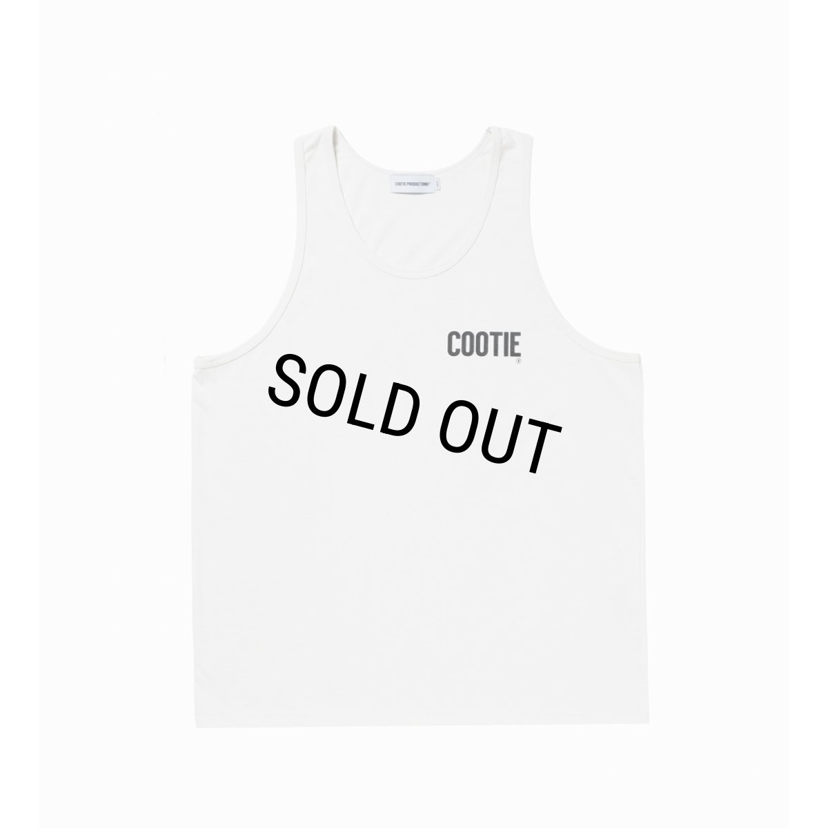 画像1: COOTIE PRODUCTIONS/Dry Tech Jersey Tank Top（Off Ivory）［ドライテックタンクトップ-26秋冬］ (1)
