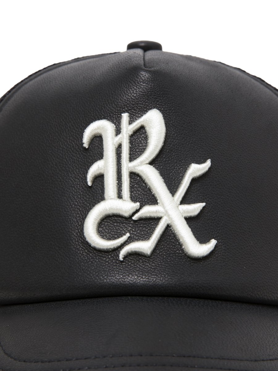 画像4: ANTIDOTE BUYERS CLUB/Sheep Leather 5 Panel Mesh Cap（Black） (4)