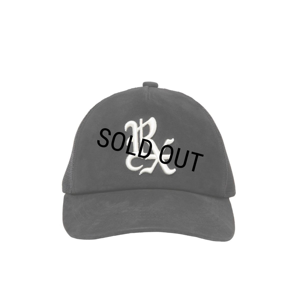 画像1: ANTIDOTE BUYERS CLUB/Silkey Nubuck 5 Panel Mesh Cap（Black） (1)