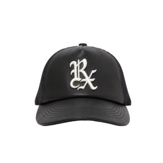 ANTIDOTE BUYERS CLUB/Sheep Leather 5 Panel Mesh Cap（Black） - JONAS