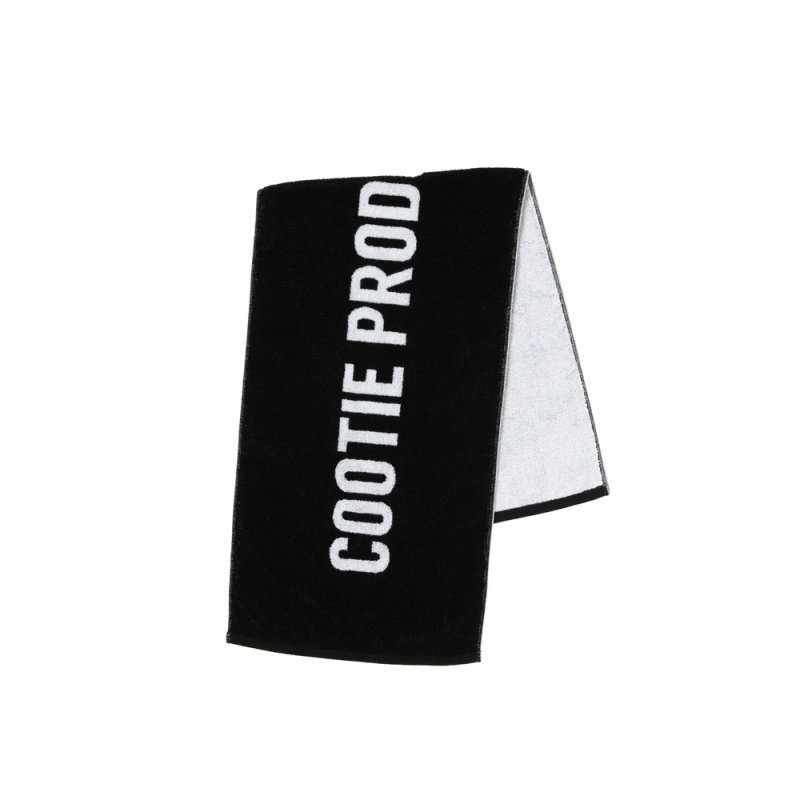 画像2: COOTIE PRODUCTIONS/Logo Sports Towel（Black）［ロゴスポーツタオル-26秋冬］
