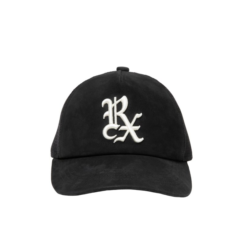 画像1: ANTIDOTE BUYERS CLUB/Silkey Nubuck 5 Panel Mesh Cap(Black)