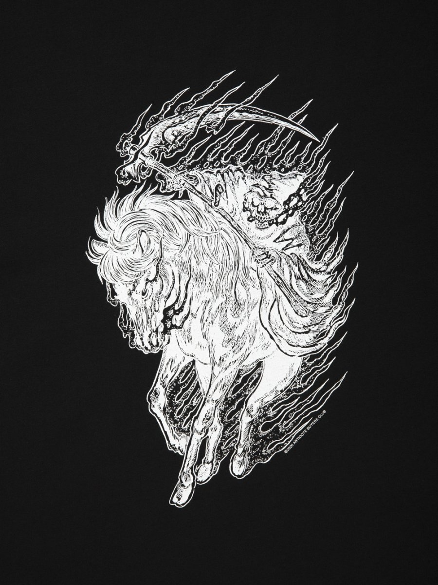 画像3: ANTIDOTE BUYERS CLUB/Pima Cotton S/S Tee（Reaper）（Pure Black） (3)