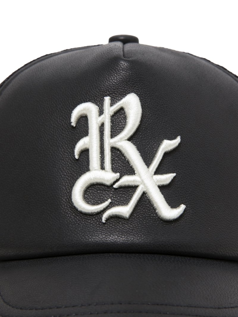 画像3: ANTIDOTE BUYERS CLUB/Sheep Leather 5 Panel Mesh Cap(Black)