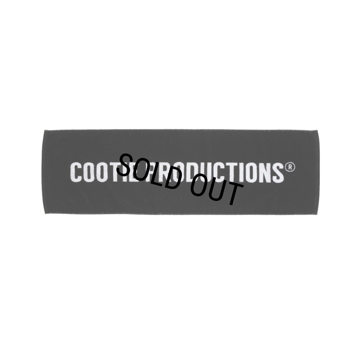 画像1: COOTIE PRODUCTIONS/Logo Sports Towel（Black）［ロゴスポーツタオル-26秋冬］ (1)