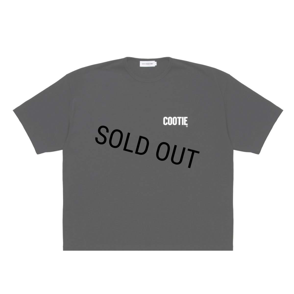 画像1: COOTIE PRODUCTIONS/Dry Tech Jersey Oversized S/S Tee（Black）［ドライテックオーバーサイズT-26秋冬］ (1)