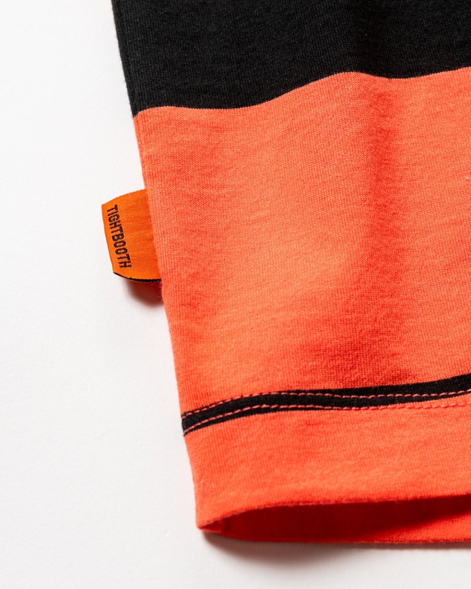画像4: TIGHTBOOTH/BORDER S/S T-SHIRT（Orange）［ボーダーT-26夏］ (4)