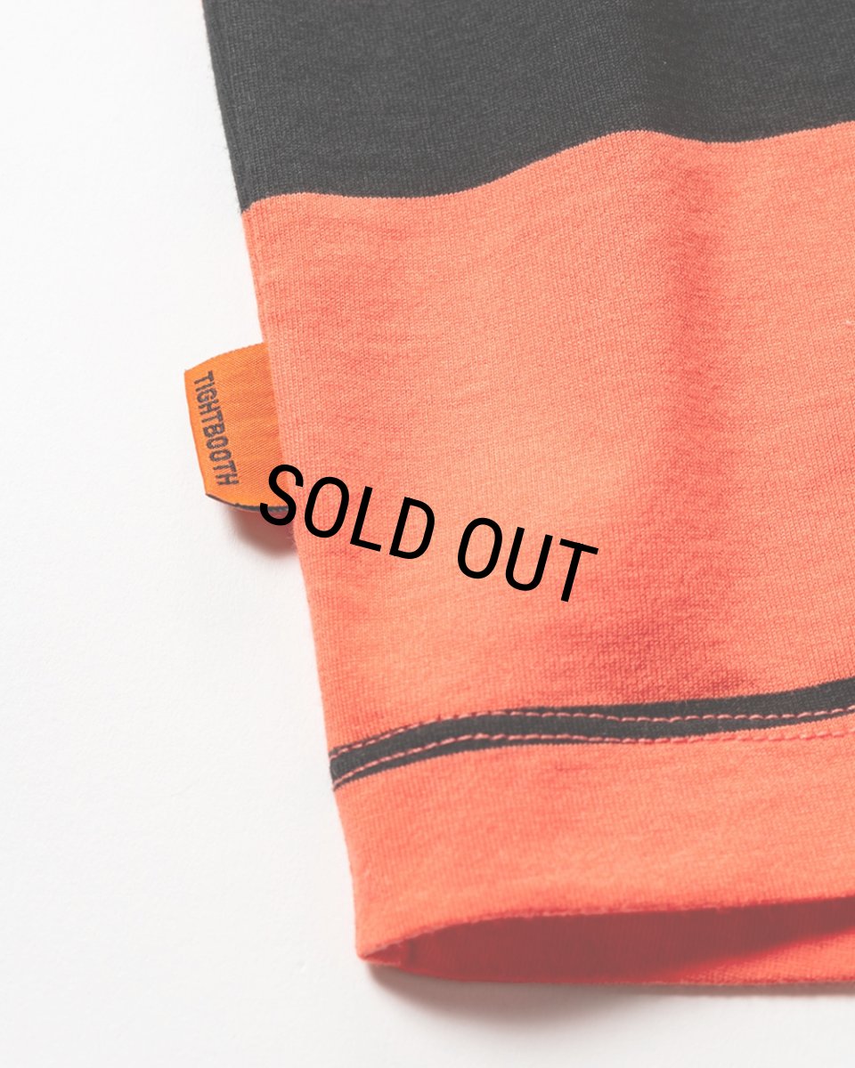 画像4: TIGHTBOOTH/BORDER S/S T-SHIRT（Orange）［ボーダーT-26夏］ (4)