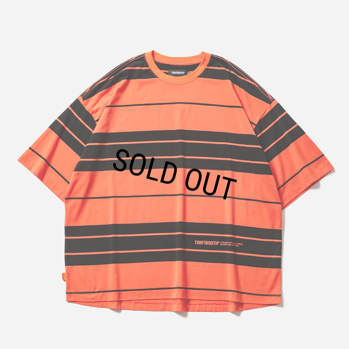 画像1: TIGHTBOOTH/BORDER S/S T-SHIRT（Orange）［ボーダーT-26夏］ (1)