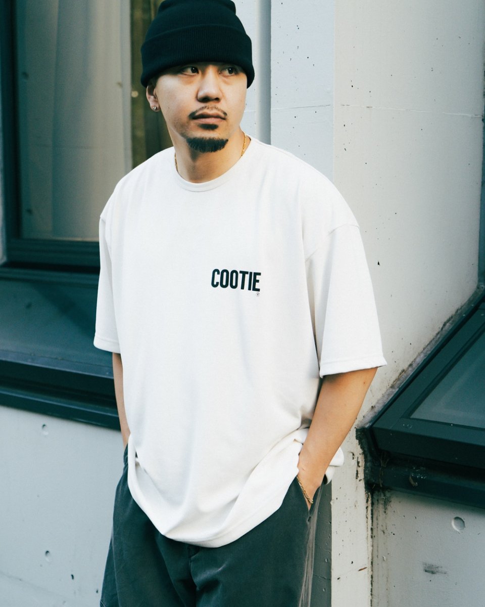 画像4: COOTIE PRODUCTIONS/Dry Tech Jersey Oversized S/S Tee（Off Ivory）［ドライテックオーバーサイズT-26秋冬］ (4)