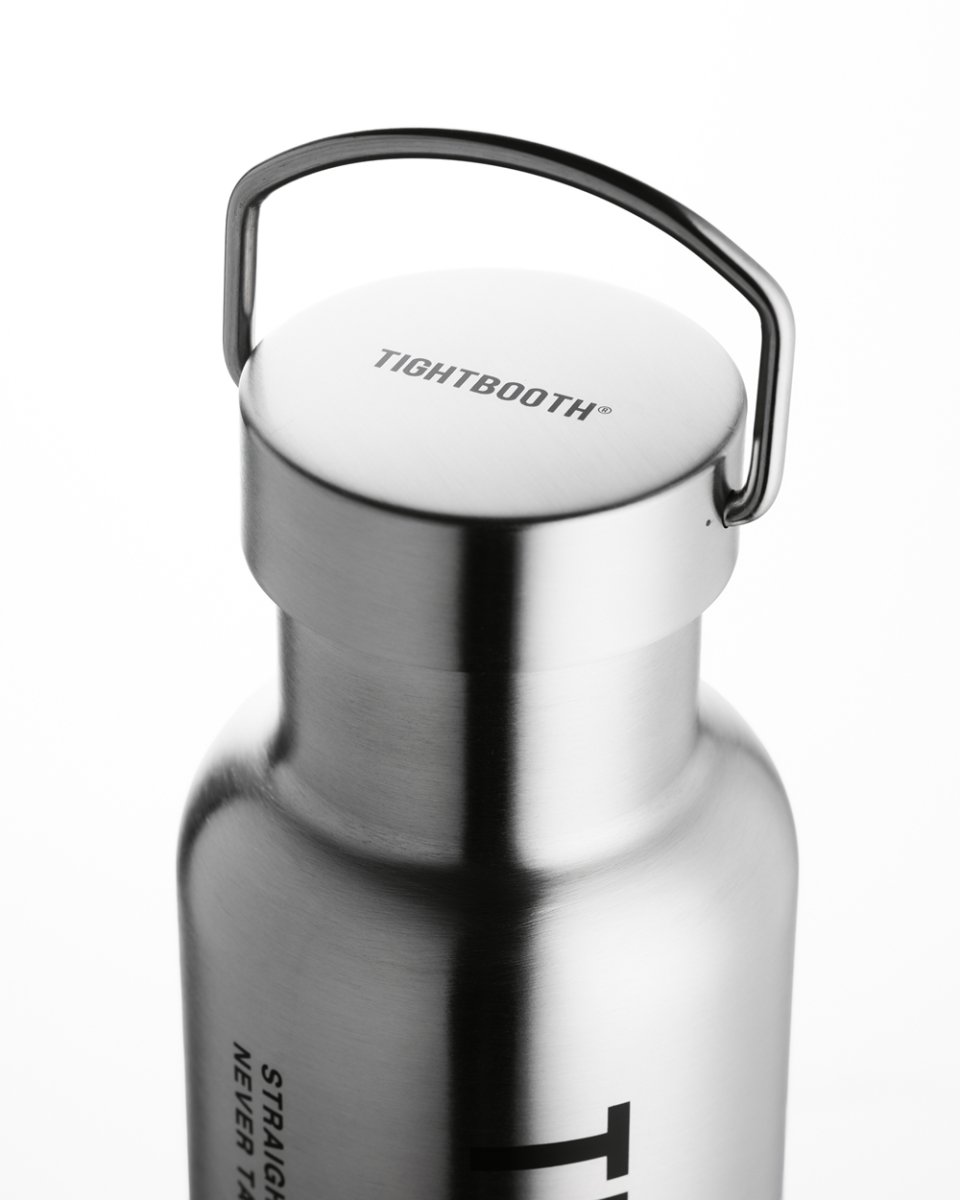 画像2: TIGHTBOOTH/LOGO THERMO BOTTLE（Silver）［ロゴサーモボトル-26夏］ (2)