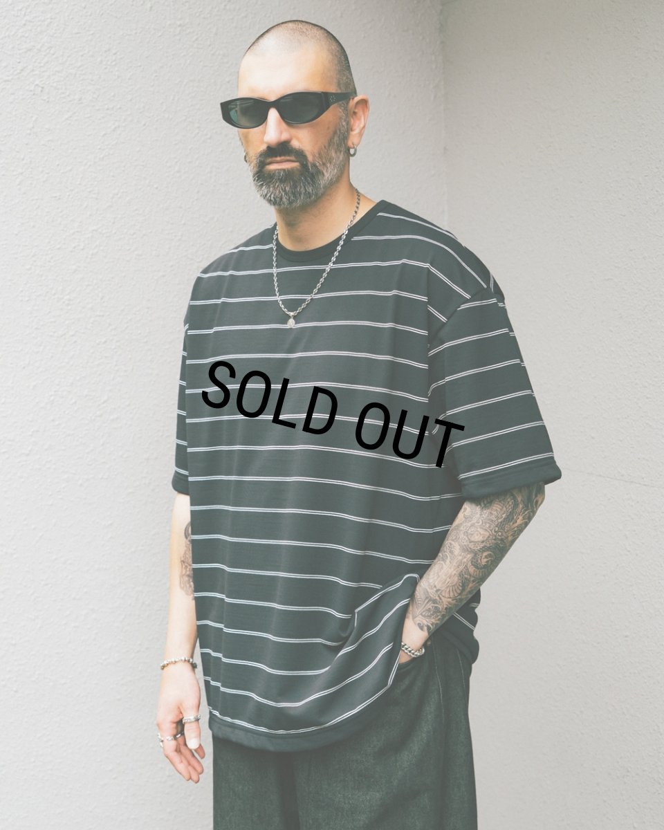 画像6: COOTIE PRODUCTIONS/Dry Tech Jersey Border S/S Tee（Black）［ドライテックボーダーT-26秋冬］ (6)