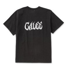 画像2: CALEE/GARMENT DYE CRACK TEE（BLACK）［プリントT-26春夏］ (2)