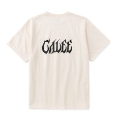 画像2: CALEE/GARMENT DYE CRACK TEE（WHITE）［プリントT-26春夏］ (2)