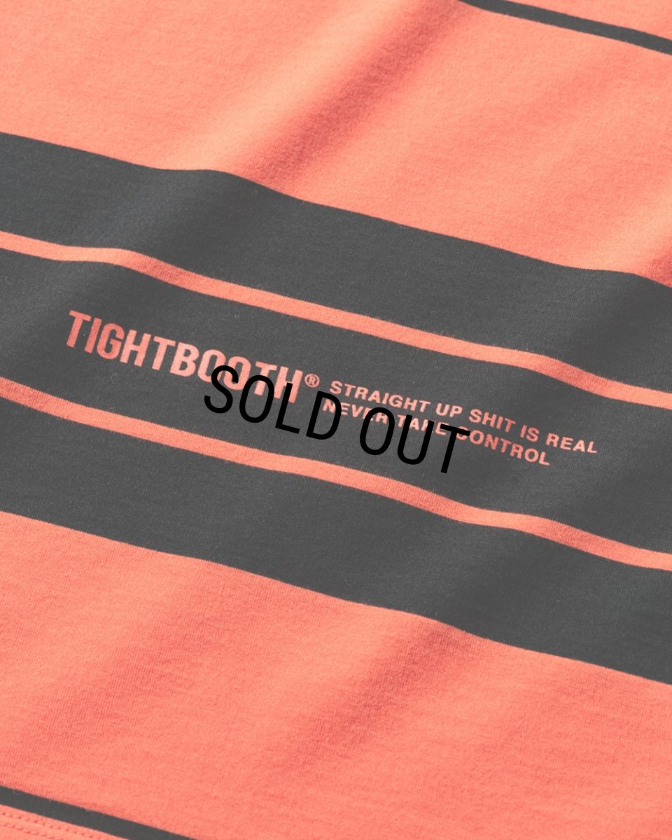 画像3: TIGHTBOOTH/BORDER S/S T-SHIRT（Orange）［ボーダーT-26夏］ (3)