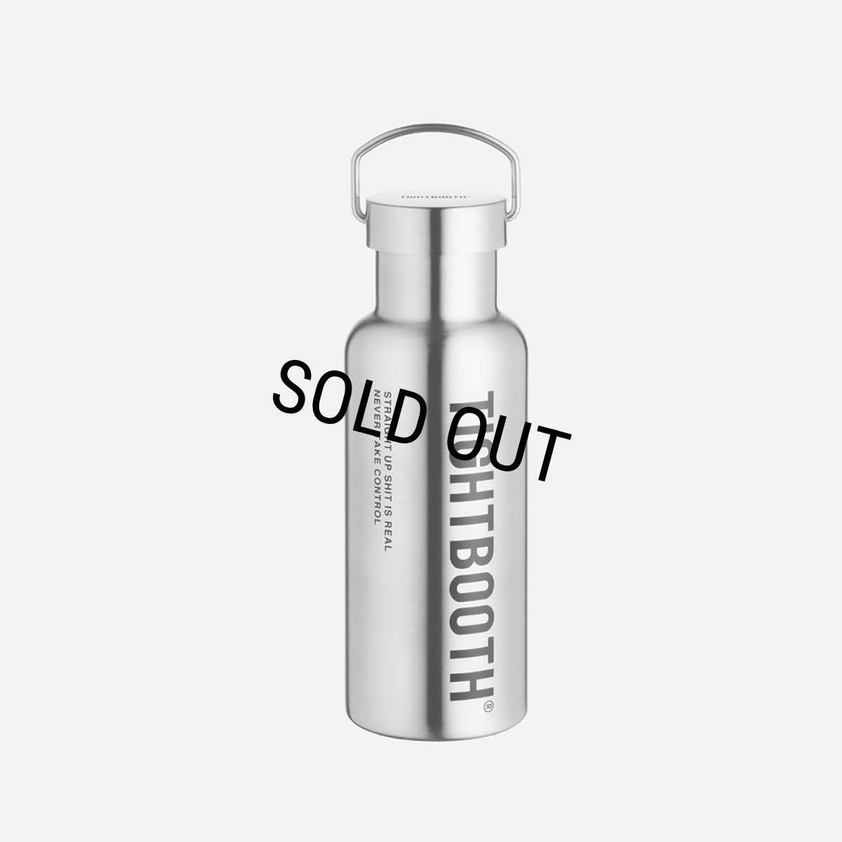 画像1: TIGHTBOOTH/LOGO THERMO BOTTLE（Silver）［ロゴサーモボトル-26夏］ (1)