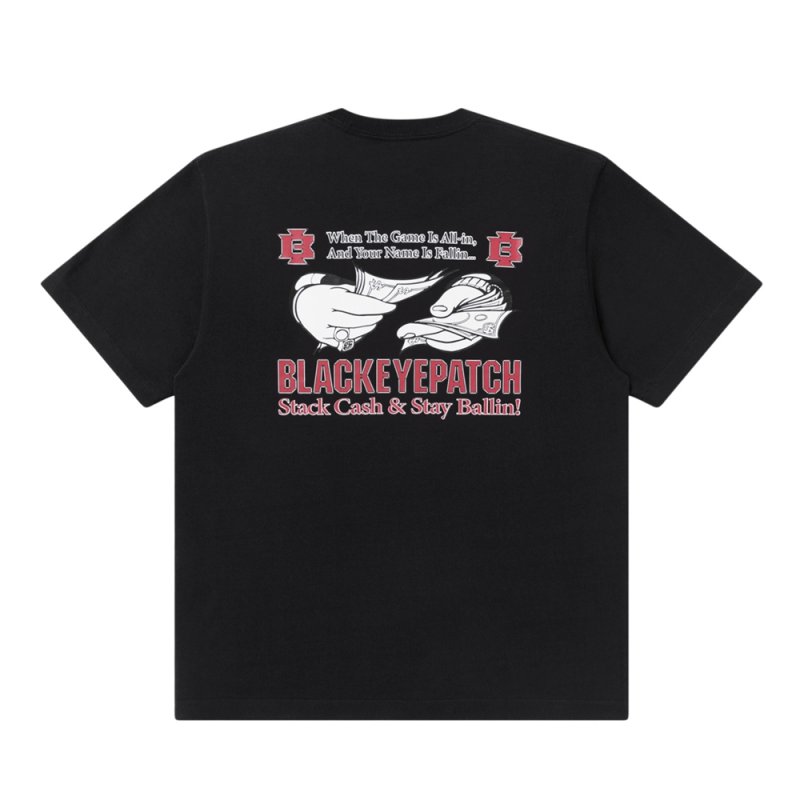 画像2: BlackEyePatch/COUNTING HANDS TEE(BLACK)