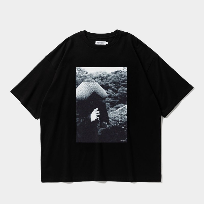 画像1: TIGHTBOOTH/MONK S/S T-SHIRT（Black）［モンクT-26夏］
