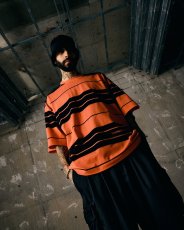 画像6: TIGHTBOOTH/BORDER S/S T-SHIRT（Orange）［ボーダーT-26夏］ (6)