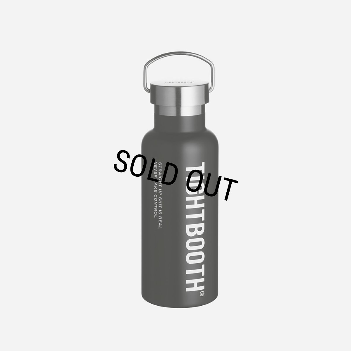 画像1: TIGHTBOOTH/LOGO THERMO BOTTLE（Black）［ロゴサーモボトル-26夏］ (1)