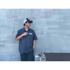 画像6: PORKCHOP/PCP WAPPEN WORK SHIRT（BLACK）［PCPワッペンワークシャツ-26春夏］ (6)