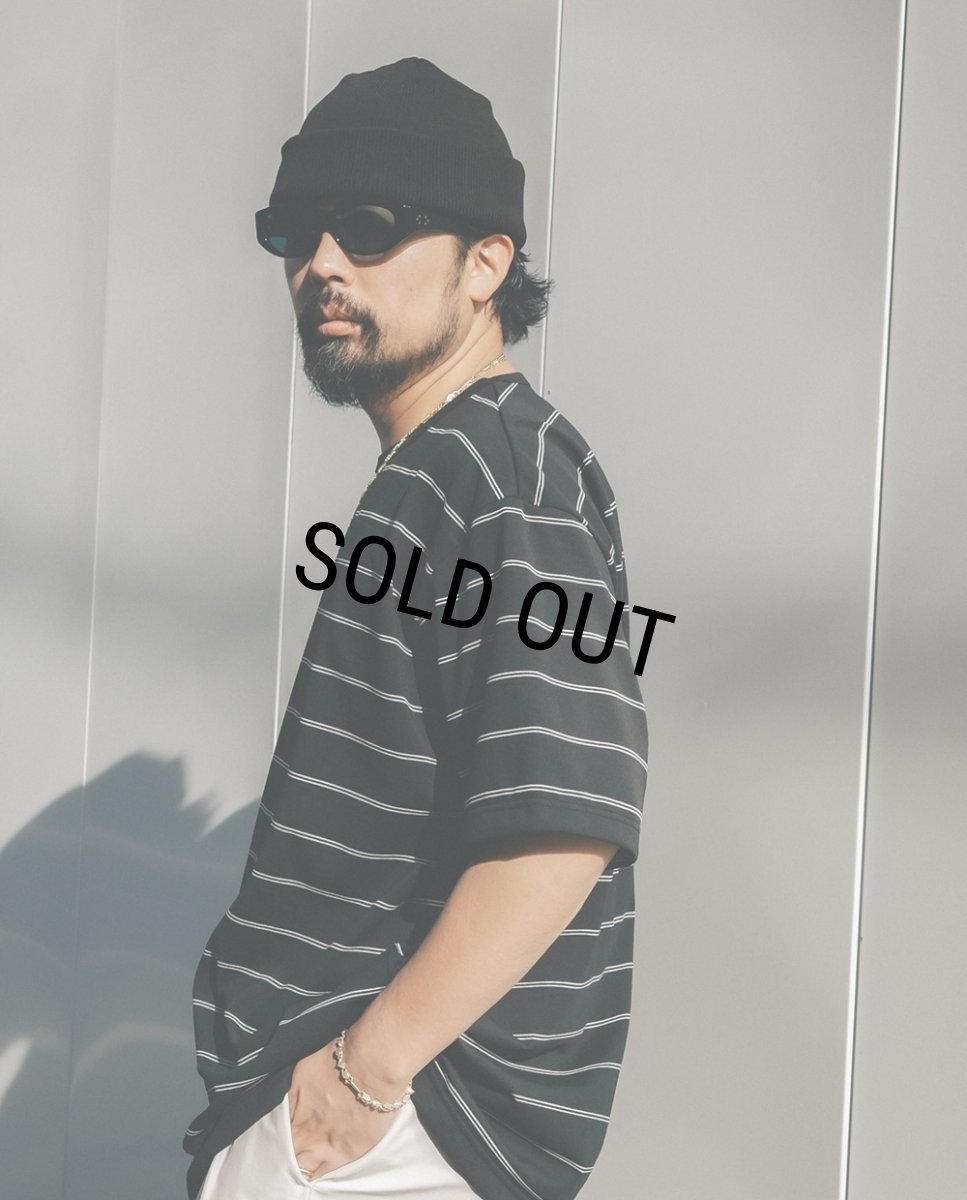 画像4: COOTIE PRODUCTIONS/Dry Tech Jersey Border S/S Tee（Black）［ドライテックボーダーT-26秋冬］ (4)