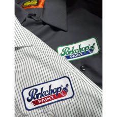 画像8: PORKCHOP/PCP WAPPEN WORK SHIRT（BLACK）［PCPワッペンワークシャツ-26春夏］ (8)