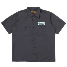 画像1: PORKCHOP/PCP WAPPEN WORK SHIRT（BLACK）［PCPワッペンワークシャツ-26春夏］ (1)
