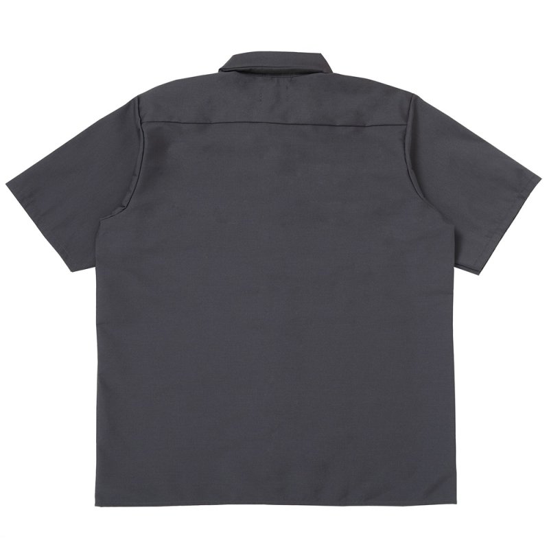 画像2: PORKCHOP/PCP WAPPEN WORK SHIRT（BLACK）［PCPワッペンワークシャツ-26春夏］