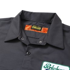 画像3: PORKCHOP/PCP WAPPEN WORK SHIRT（BLACK）［PCPワッペンワークシャツ-26春夏］ (3)