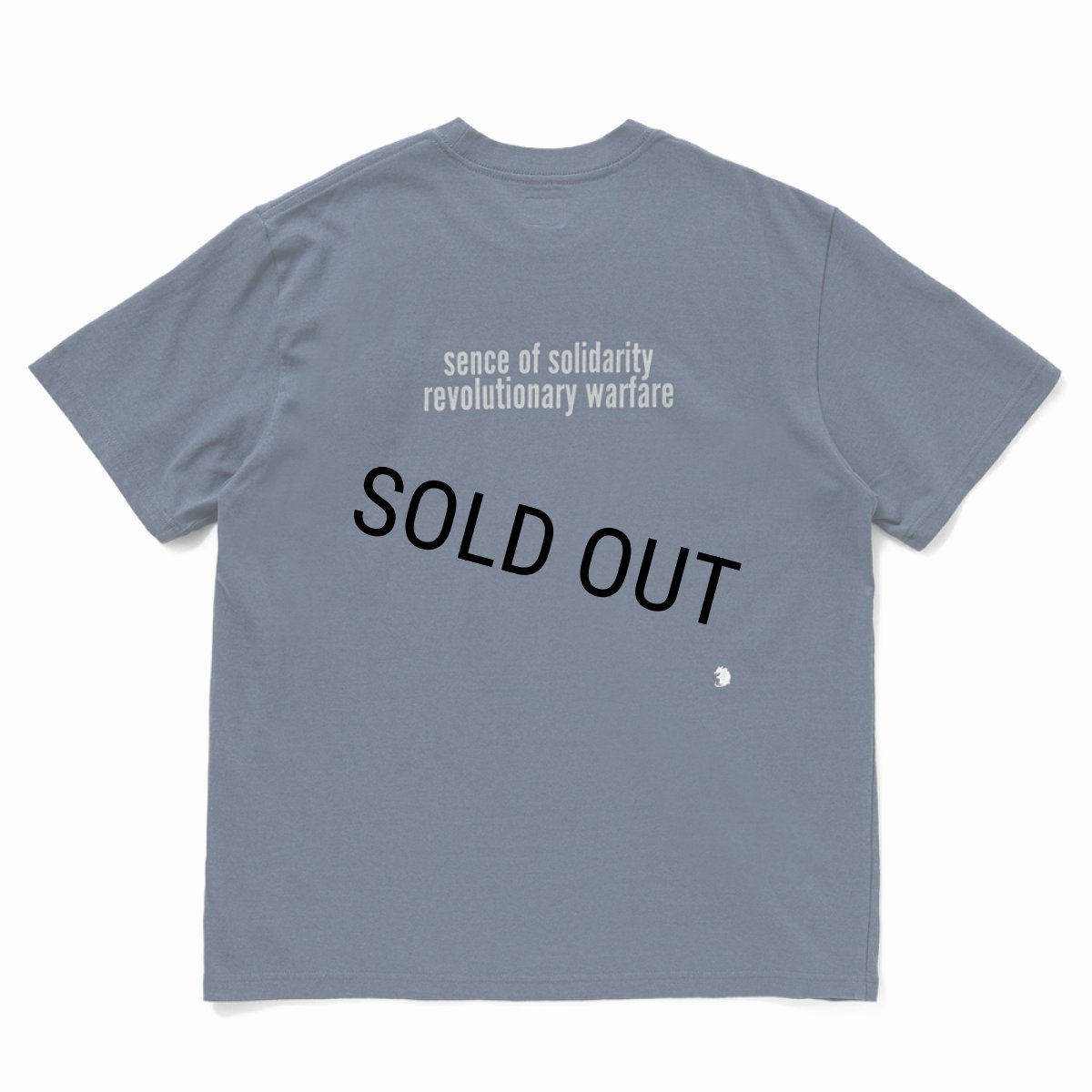 画像2: 【40%OFF】RATS/CIRCLE POCKET TEE BACK PRINT（NAVY）［プリントポケT-25春夏］ (2)