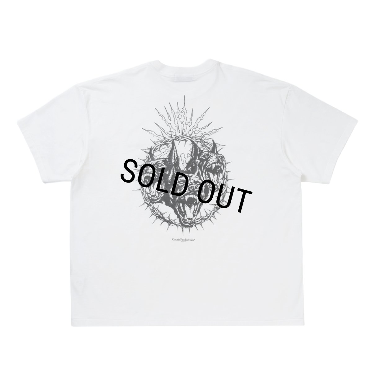 画像1: COOTIE PRODUCTIONS/Print S/S Tee - PITBULL（White）［プリントT-26秋冬］ (1)