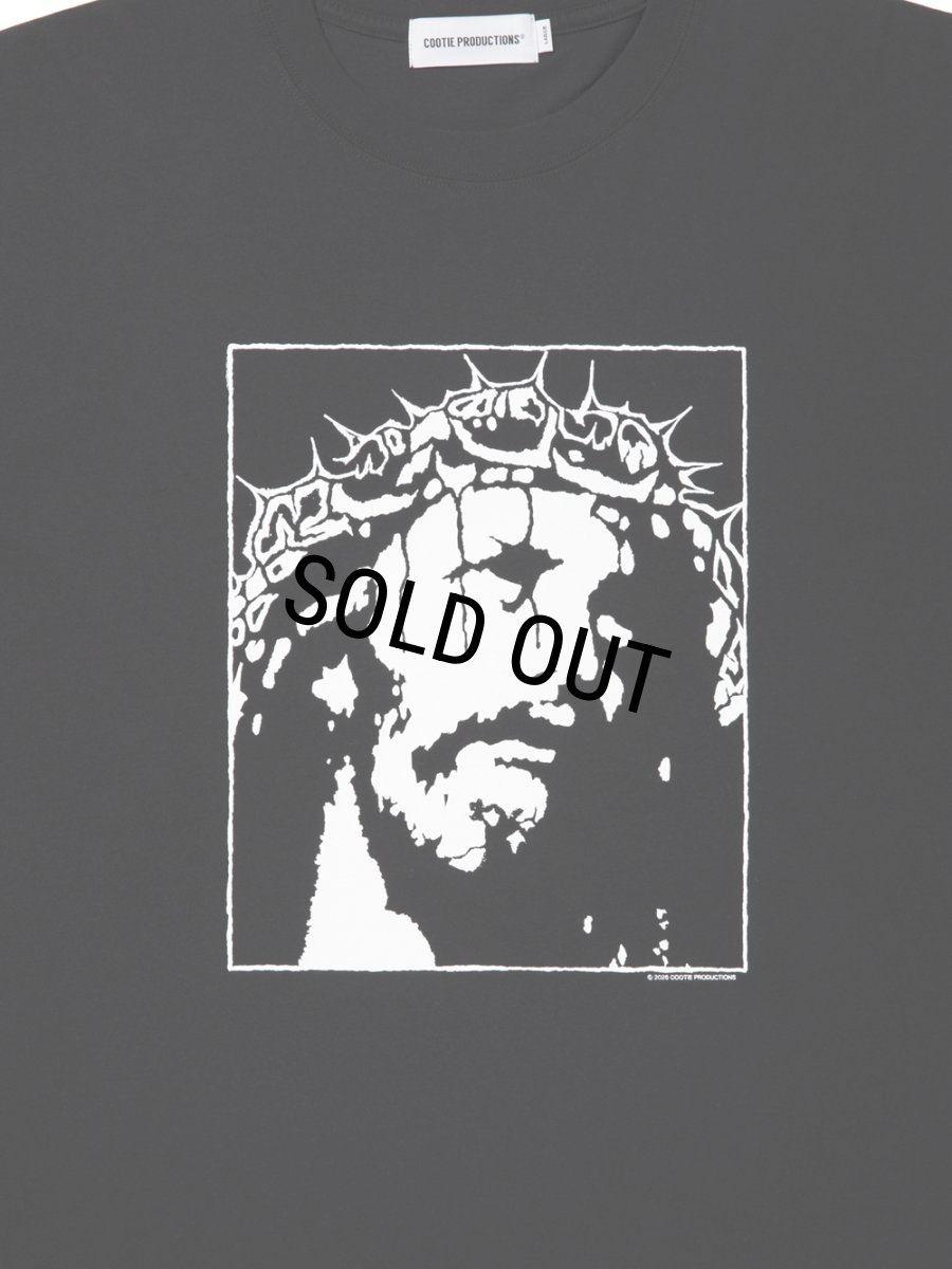 画像3: COOTIE PRODUCTIONS/Print S/S Tee - JESUS（Black）［プリントT-26秋冬］ (3)