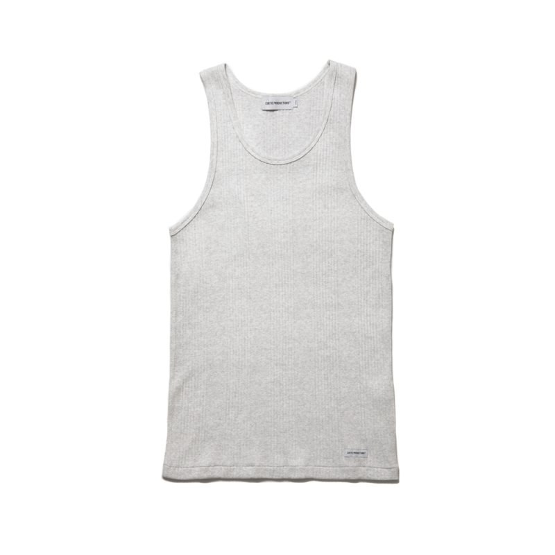 画像3: COOTIE PRODUCTIONS/Ribbed Tank Top（2 Pack）（White & Ash Gray）［リブドタンクトップ-26秋冬］