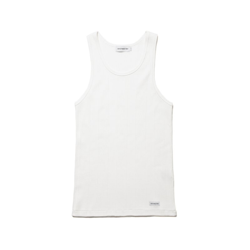 画像2: COOTIE PRODUCTIONS/Ribbed Tank Top（2 Pack）（White & Ash Gray）［リブドタンクトップ-26秋冬］