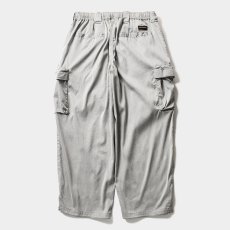 画像2: TIGHTBOOTH/STRIPE BAGGY CARGO PANTS（Gray）［ストライプバギーカーゴパンツ-26夏］ (2)