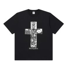画像1: BlackEyePatch/EVIL CROSS TEE（BLACK） (1)