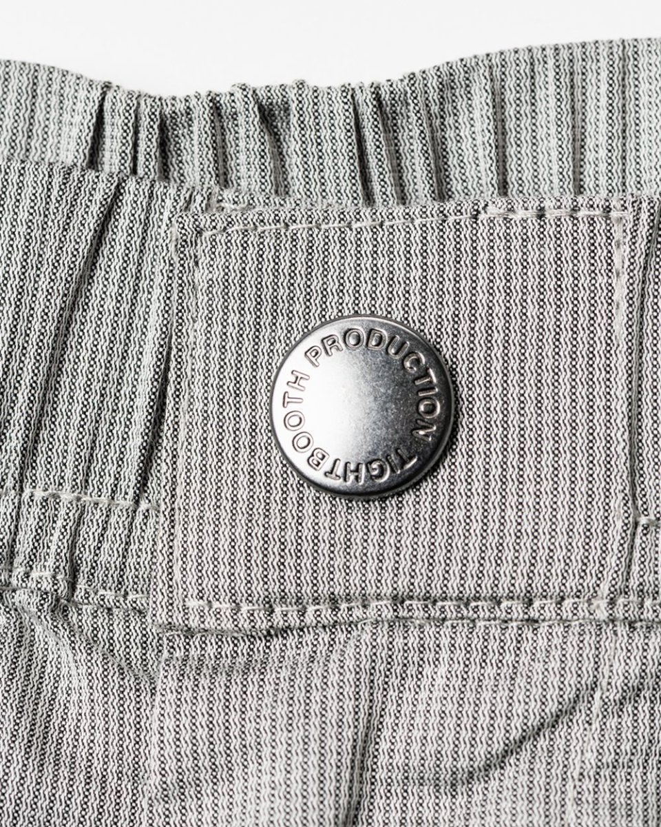 画像6: TIGHTBOOTH/STRIPE BAGGY CARGO PANTS（Gray）［ストライプバギーカーゴパンツ-26夏］ (6)