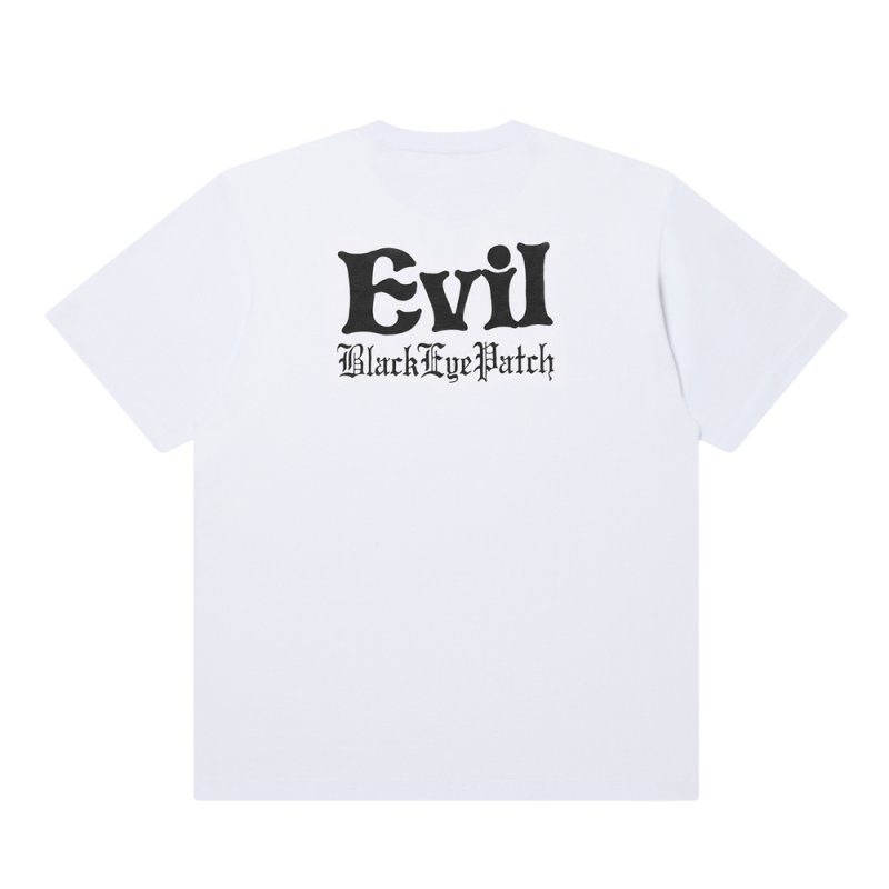画像2: BlackEyePatch/EVIL CROSS TEE(WHITE)