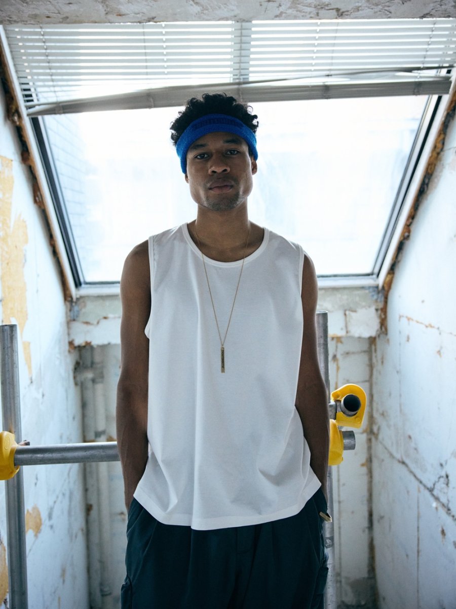 画像2: TIGHTBOOTH/SLEEVELESS T-SHIRT（White）［スリーブレスT-26夏］ (2)